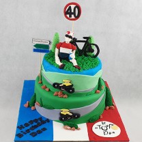 Sport - Bicycle Tour De France Cake (D,V)